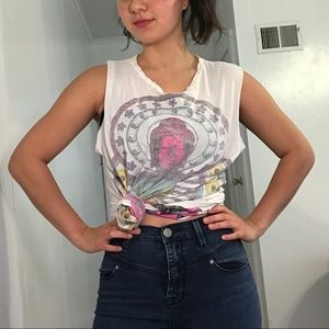 Buddha graphic muscle tee